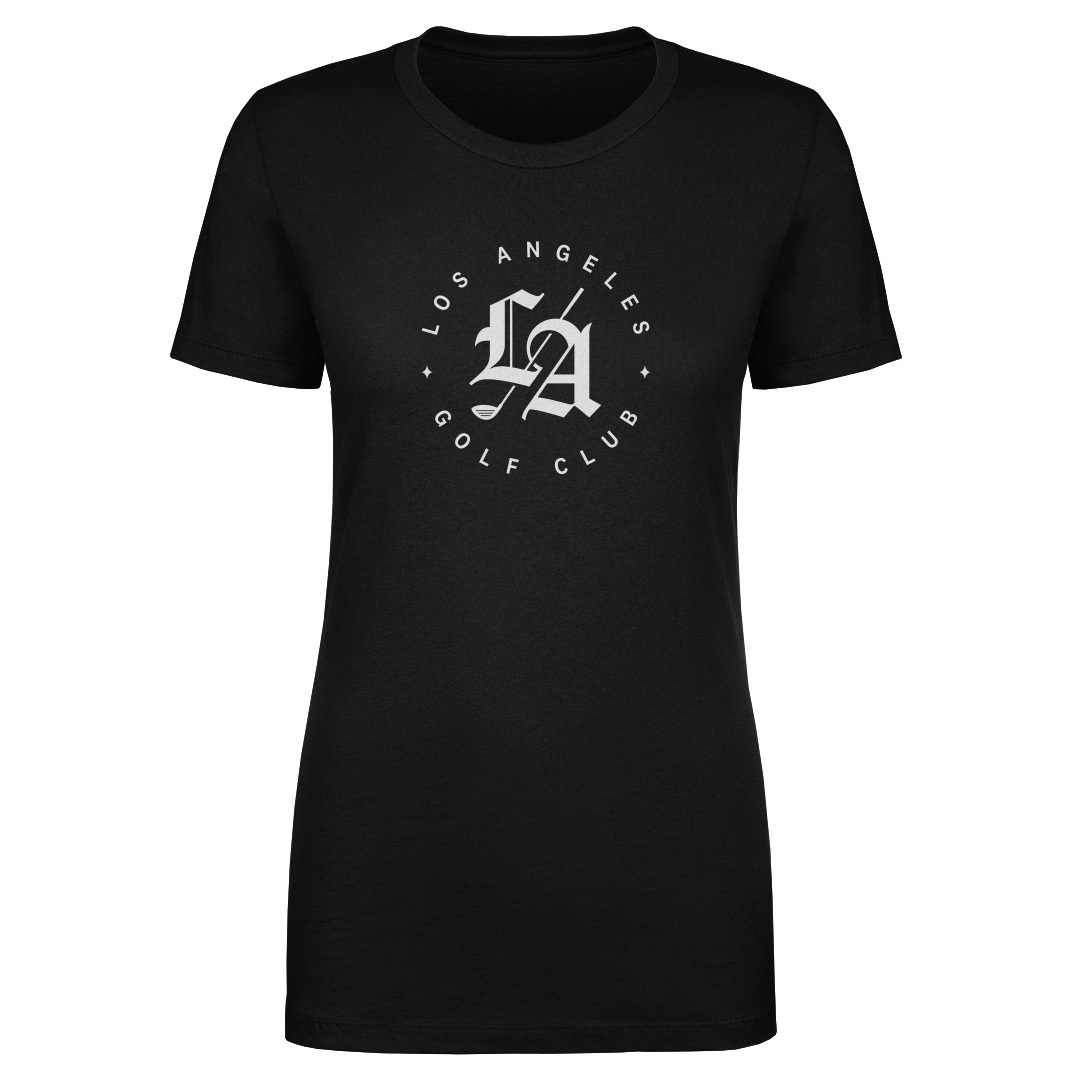 Women’s 500 Level Black Los Angeles Golf Club Roundel T-Shirt Women’s 500 Level Black Los Angeles Golf Club Roundel T-Shirt