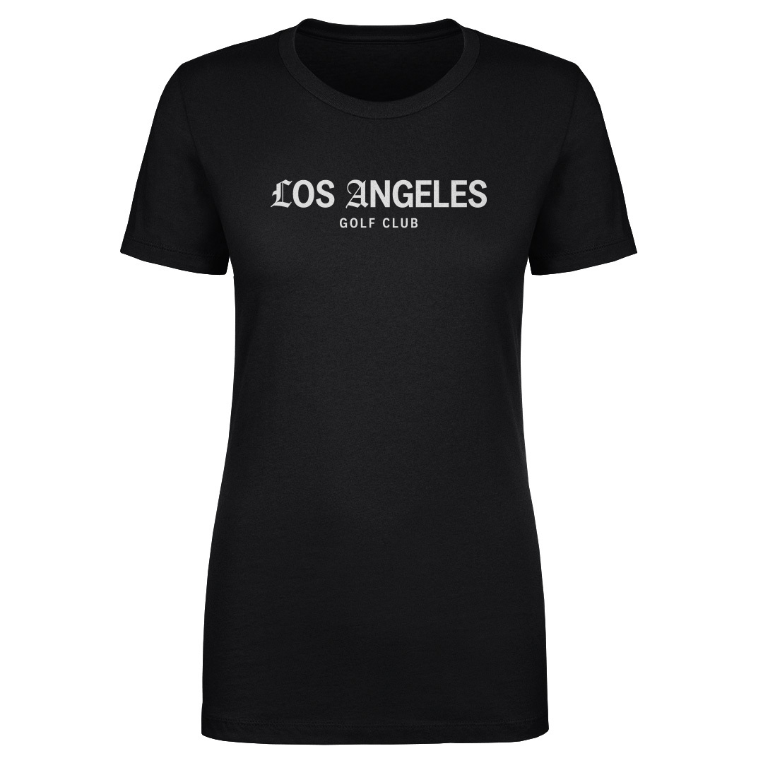 Women’s 500 Level Black Los Angeles Golf Club Wordmark T-Shirt Women’s 500 Level Black Los Angeles Golf Club Wordmark T-Shirt