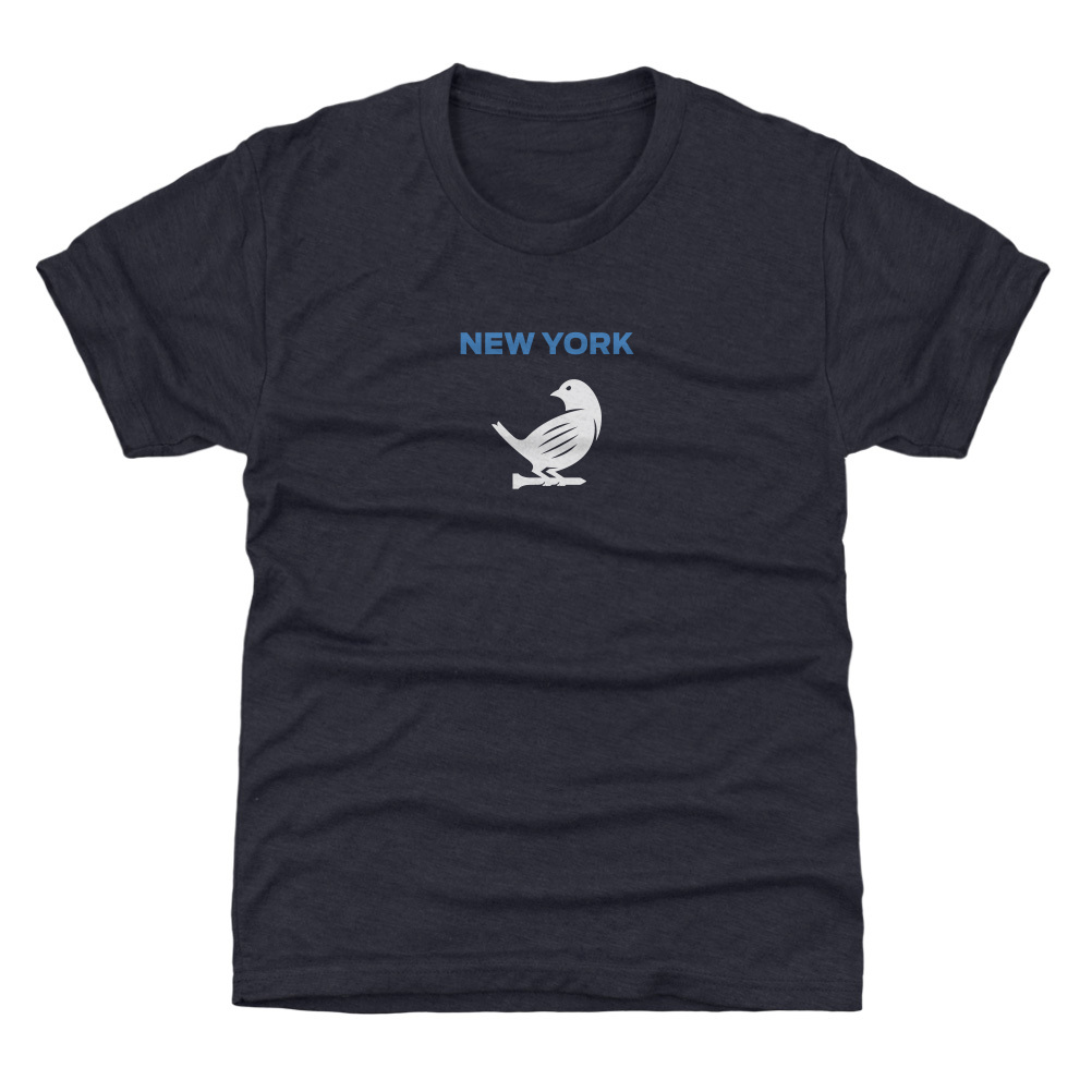 Youth 500 Level Navy New York Golf Club Birdie Phrase T-Shirt Youth 500 Level Navy New York Golf Club Birdie Phrase T-Shirt