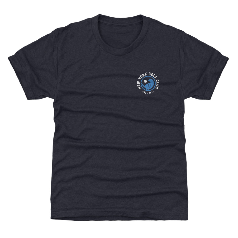 Youth 500 Level Navy New York Golf Club Roundel Pocket T-Shirt Youth 500 Level Navy New York Golf Club Roundel Pocket T-Shirt