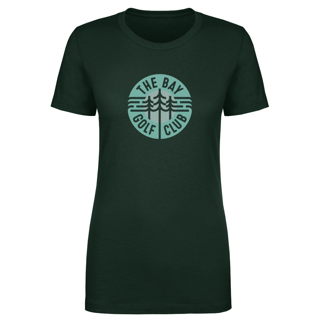 Women’s 500 Level Forest Green The Bay Golf Club Roundel T-Shirt Women’s 500 Level Forest Green The Bay Golf Club Roundel T-Shirt