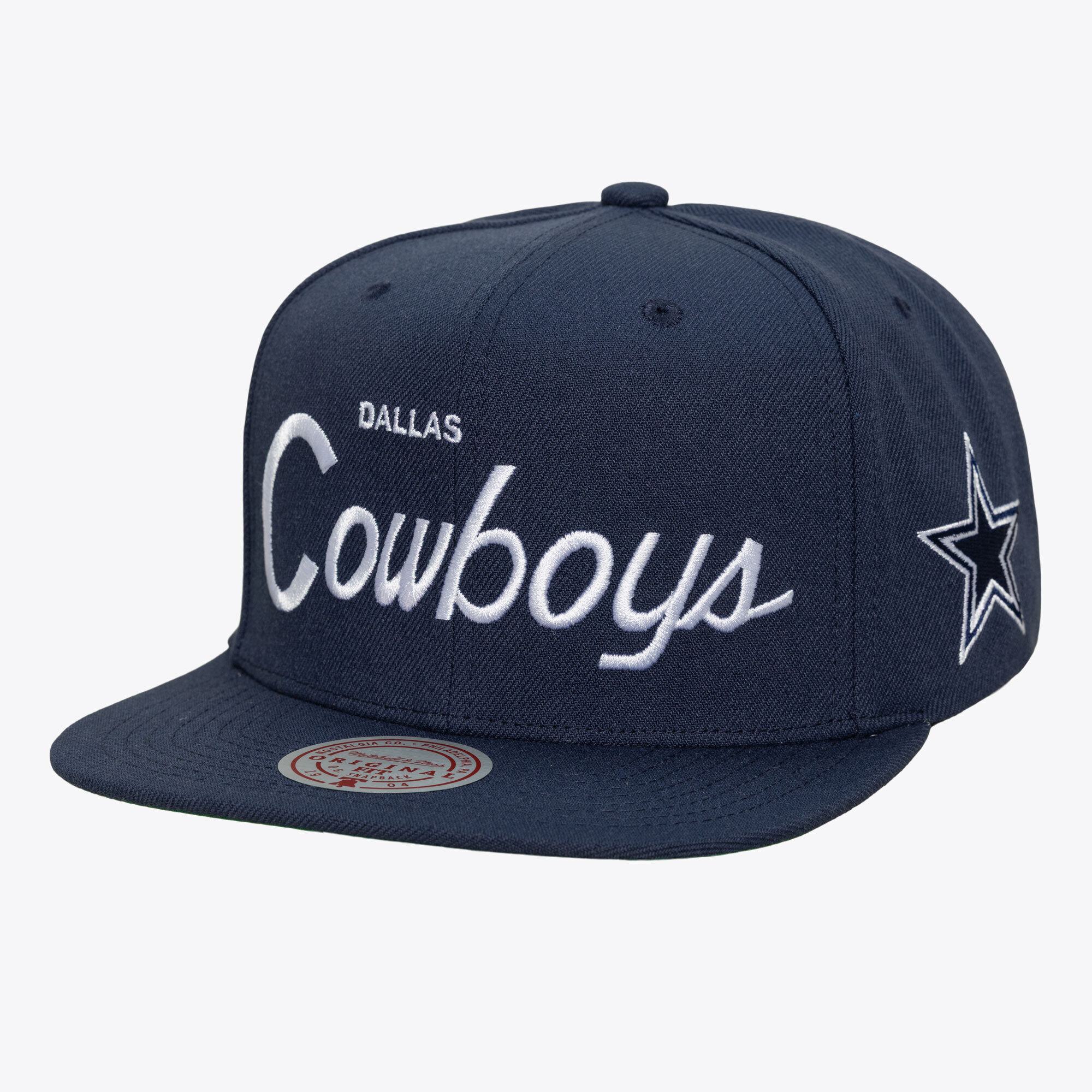 Men's Mitchell & Ness Navy Dallas Cowboys Head Coach Snapback Hat
