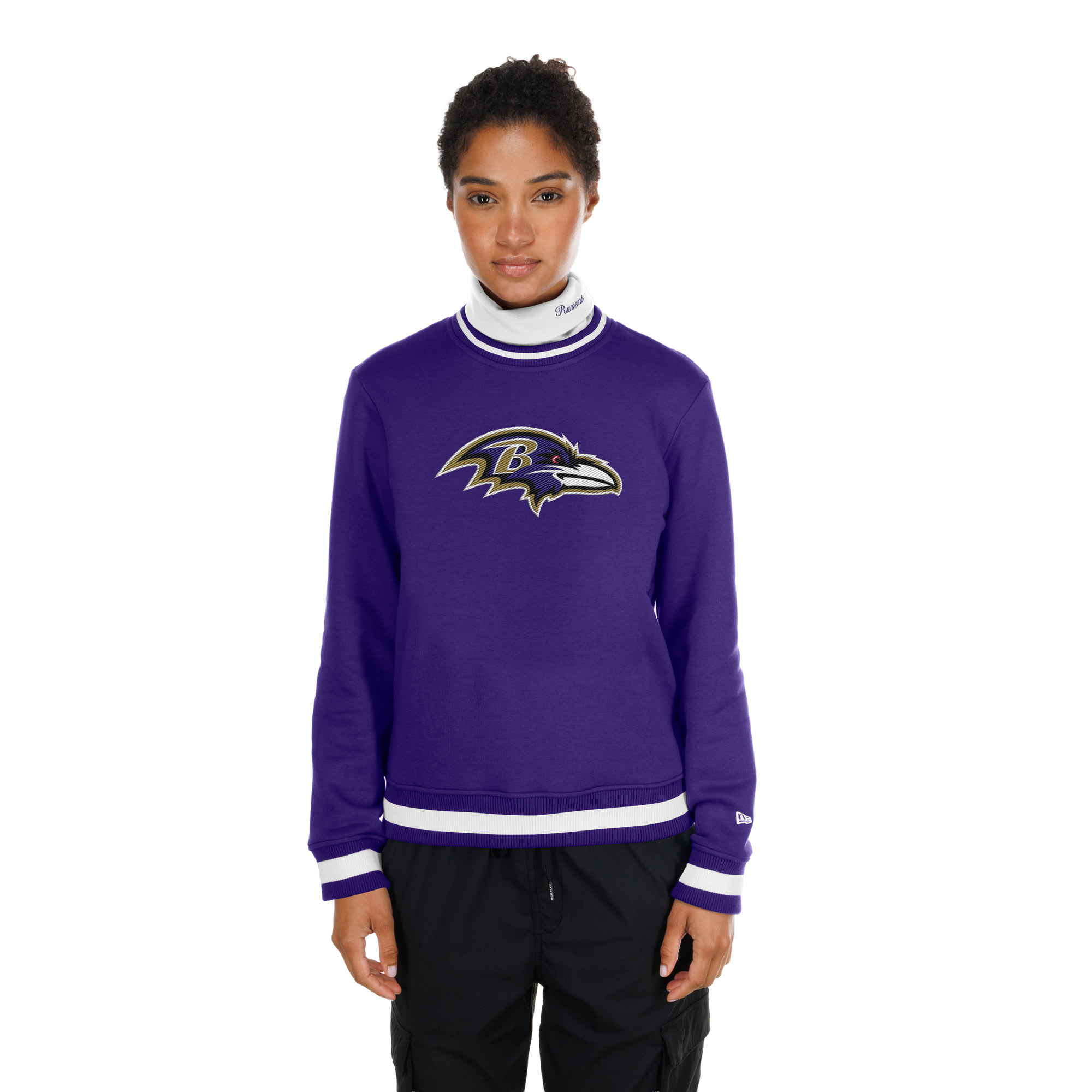 Women's New Era  Purple Baltimore Ravens Sport Classics Turtleneck