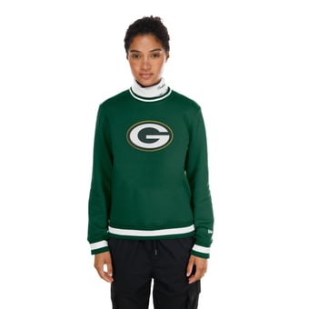 Women's New Era  Dark Green Green Bay Packers Sport Classics Turtleneck