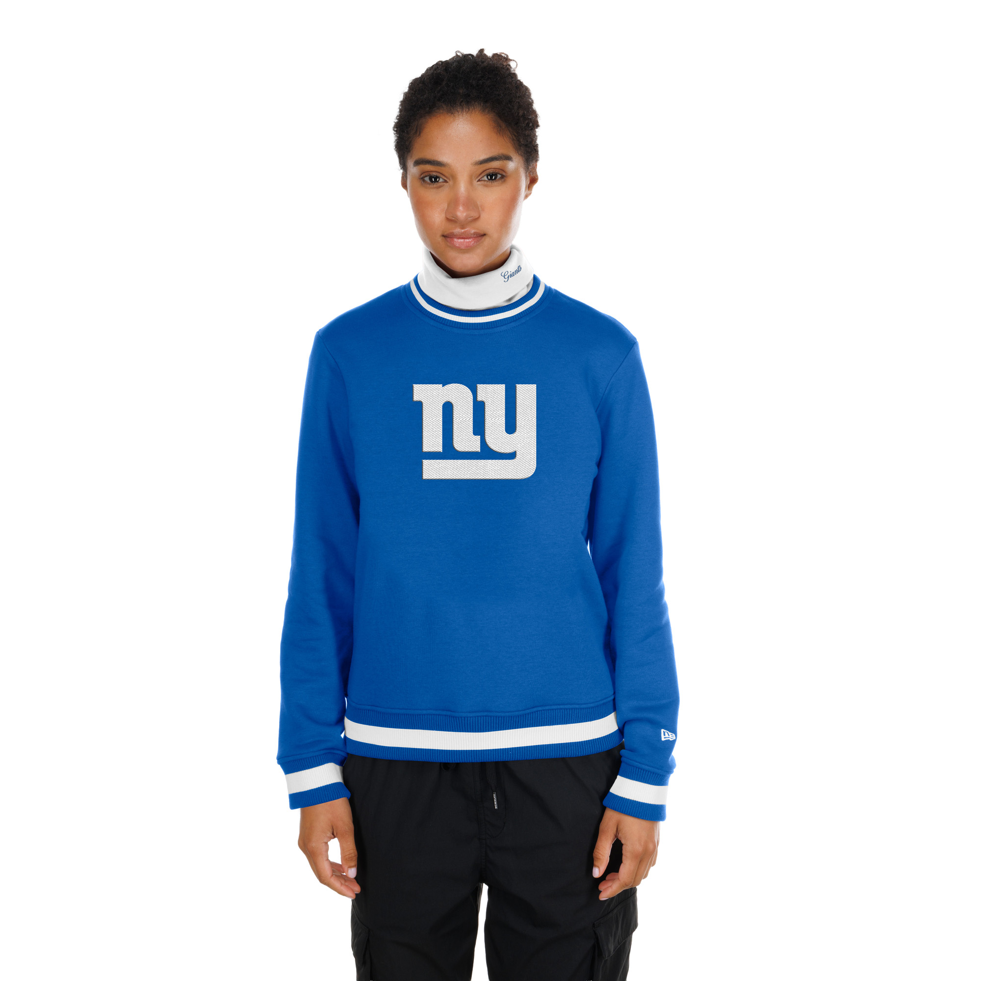 Women's New Era  Blue New York Giants Sport Classics Turtleneck