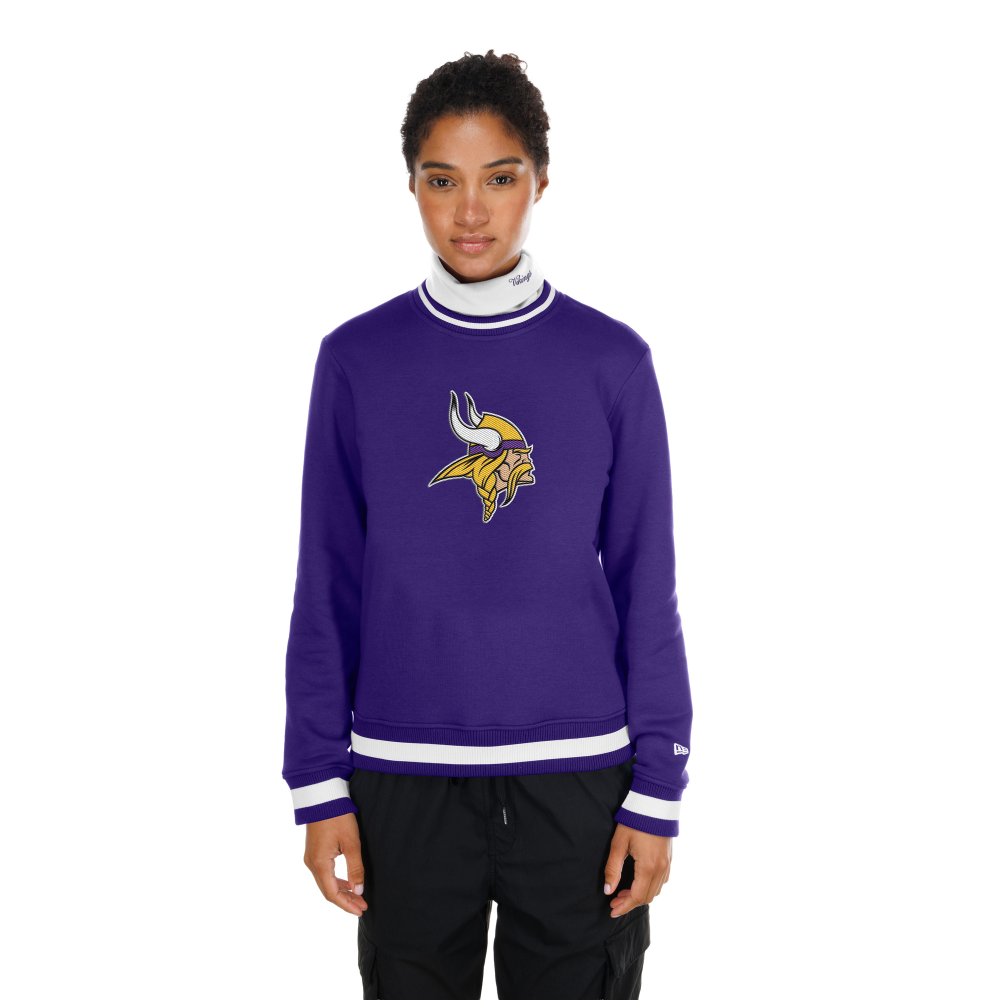 Women's New Era  Purple Minnesota Vikings Sport Classics Turtleneck