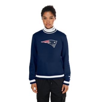 Women's New Era  Navy New England Patriots Sport Classics Turtleneck