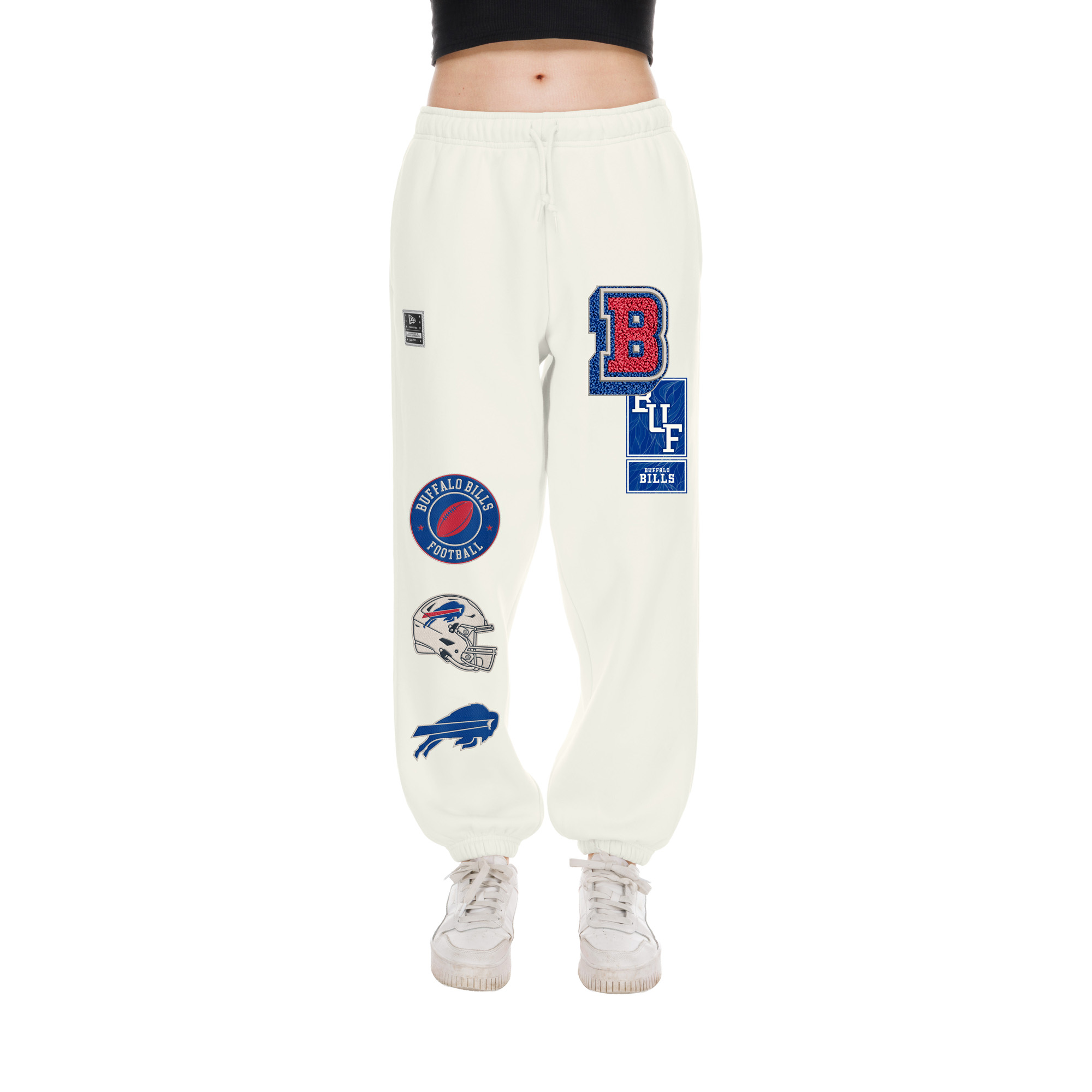 Women's New Era  Cream Buffalo Bills Academic Sweatpants