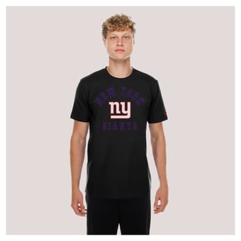 Men's New Era Black New York Giants Functional Fandom T-Shirt
