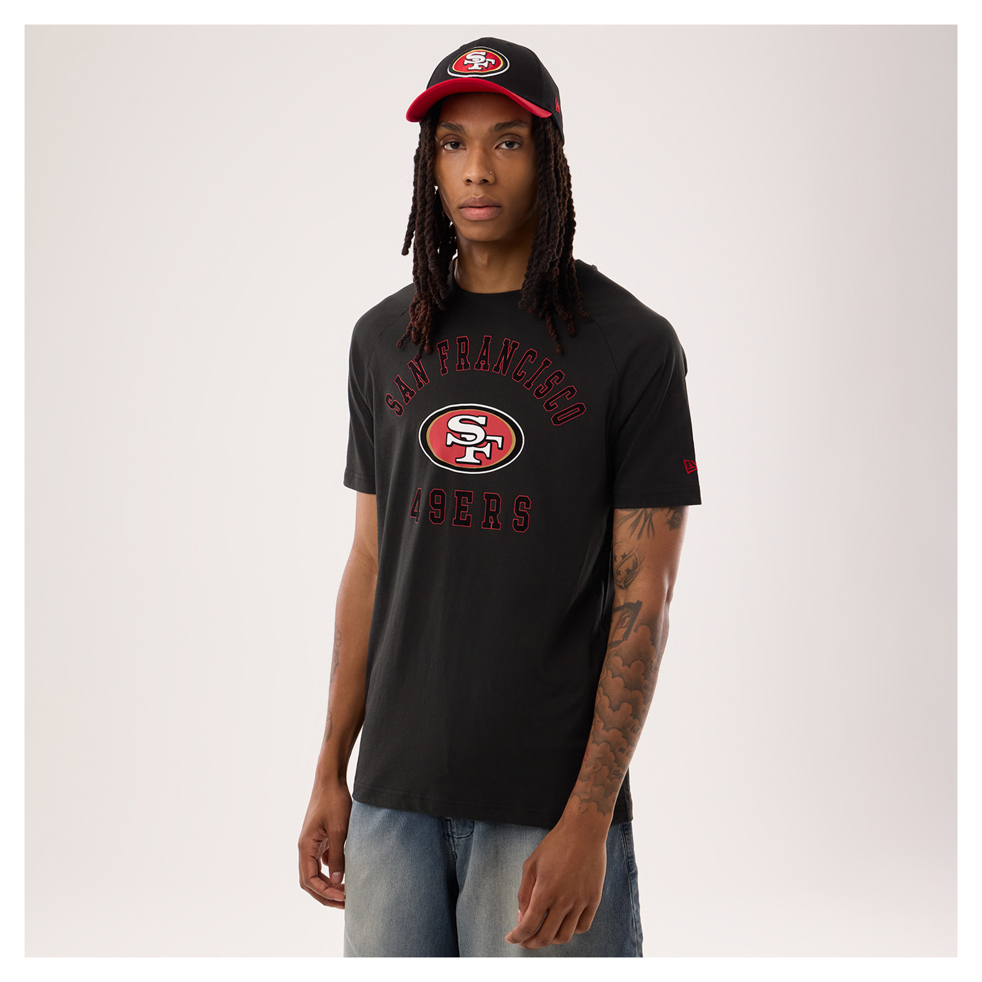 Men's New Era Black San Francisco 49ers Functional Fandom T-Shirt