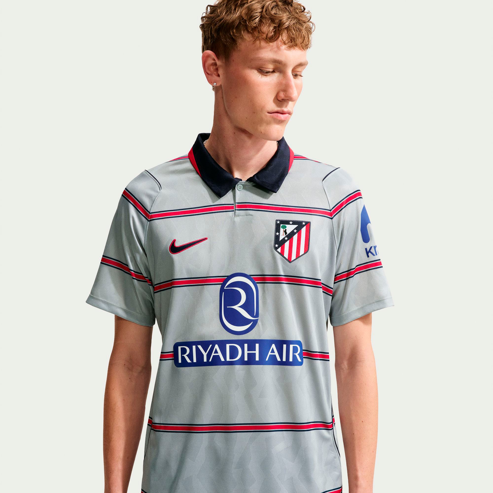 Men's Nike Gray Atletico de Madrid 2026/27 Third Stadium Replica Jersey