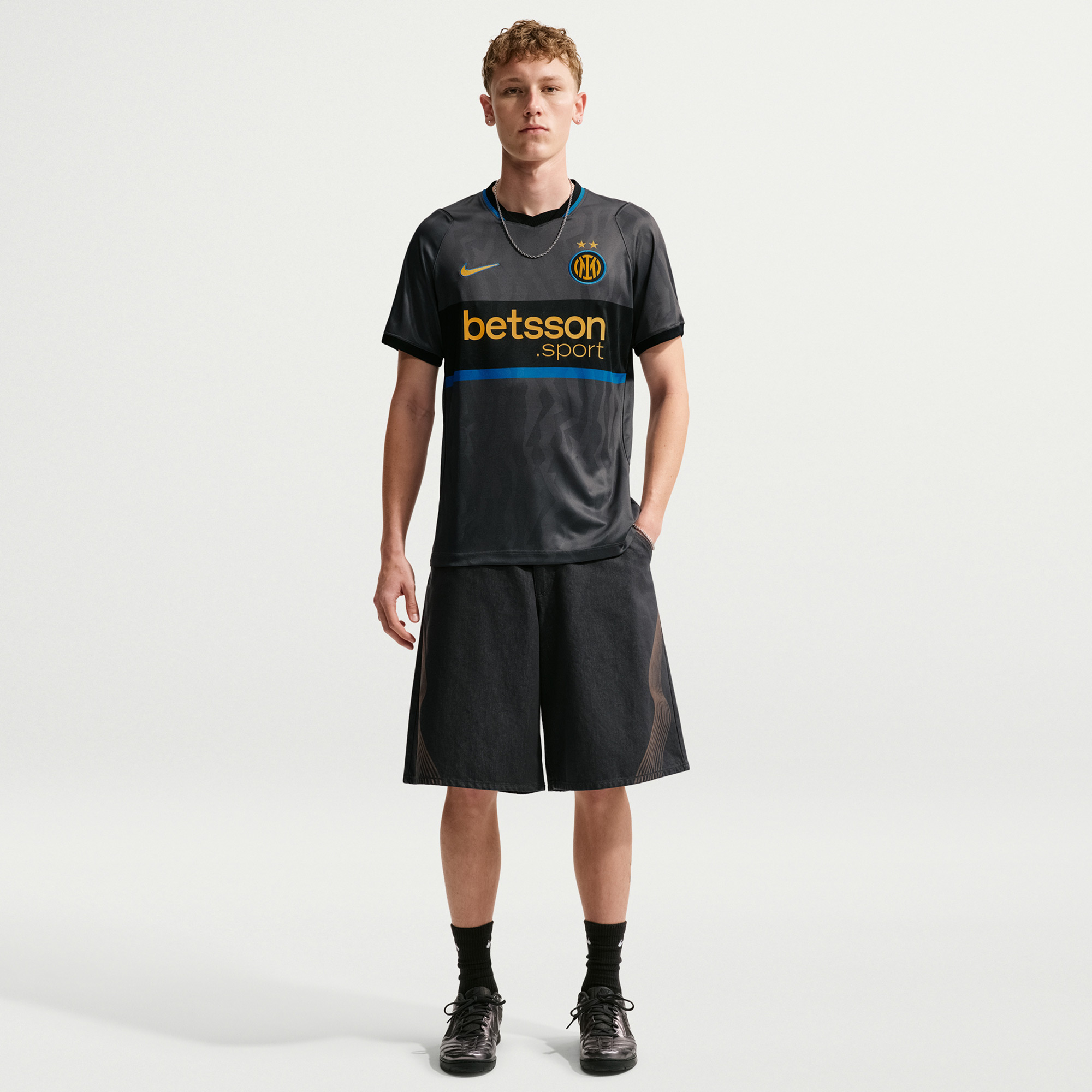 Men's Nike Gray Inter Milan 2026/27 Third Stadium Replica Jersey