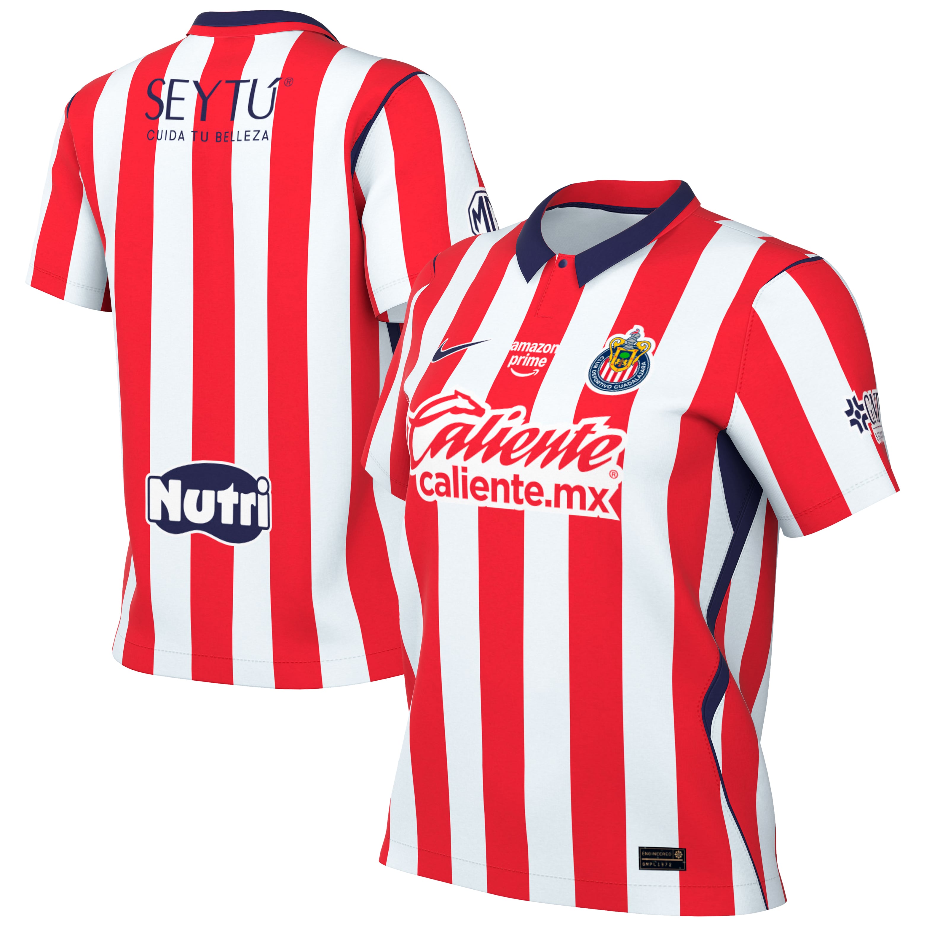 Women's Nike White/Red Chivas 2026/27 Home Stadium Replica Jersey
