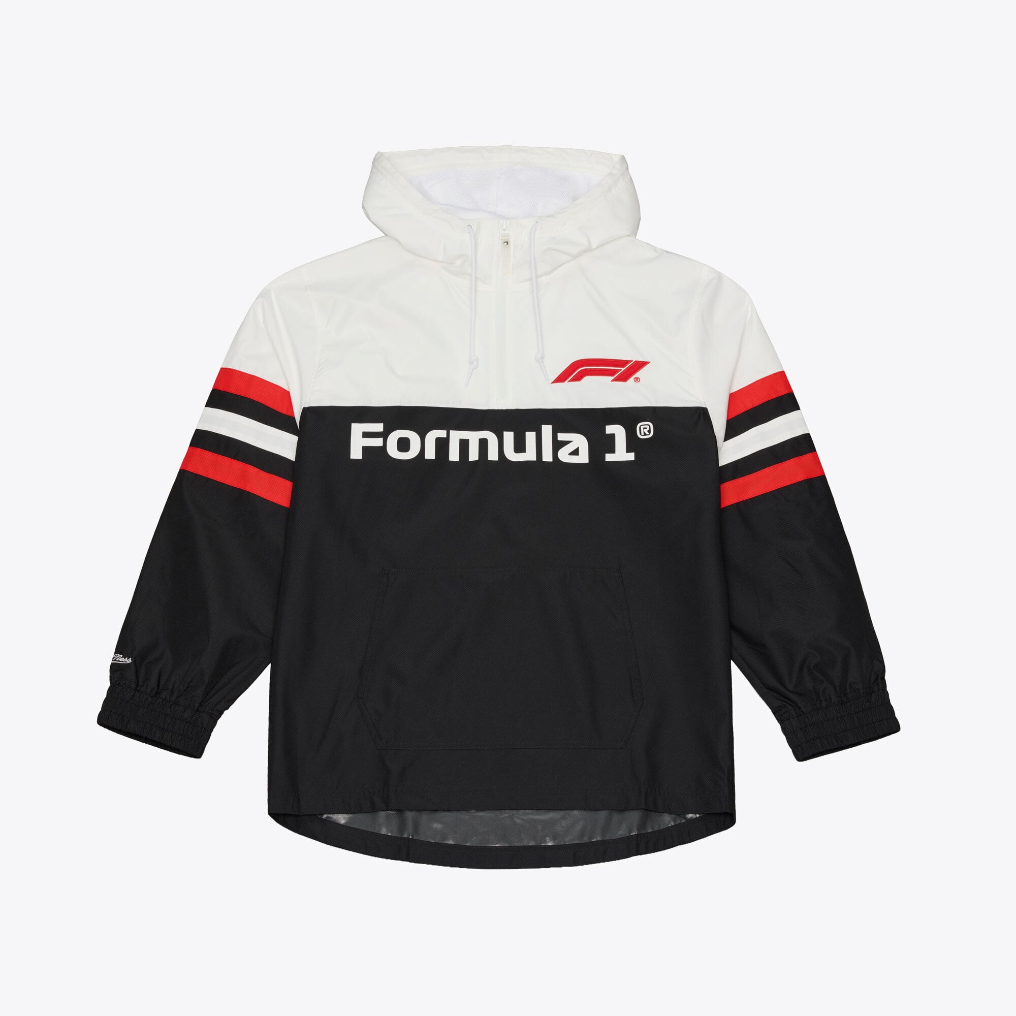 Men’s Mitchell & Ness Black Formula 1 Head Coach Anorak Quarter-Zip Windbreaker Jacket Men’s Mitchell & Ness Black Formula 1 Head Coach Anorak Quarter-Zip Windbreaker Jacket