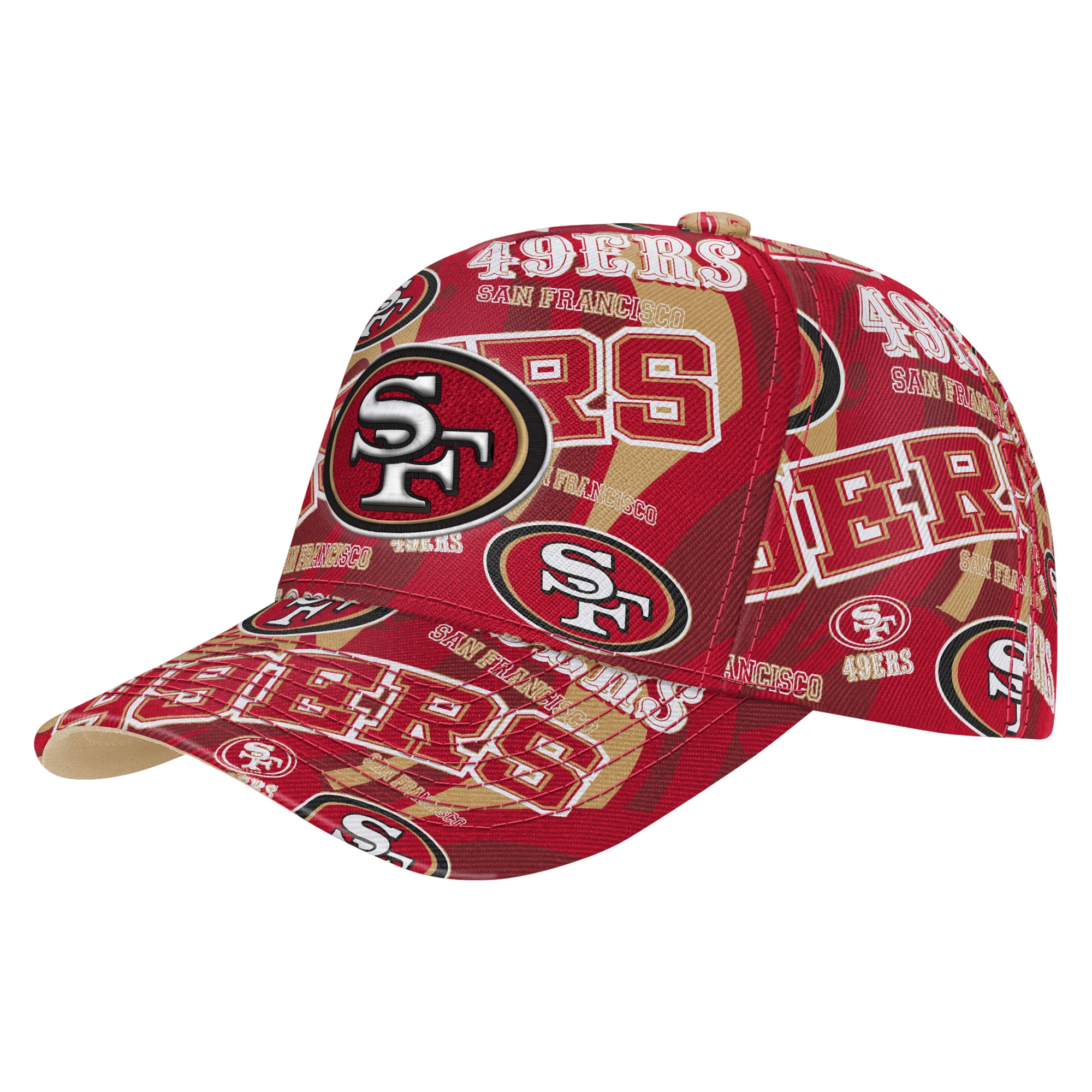Youth Outerstuff Scarlet San Francisco 49ers Shift Adjustable Hat