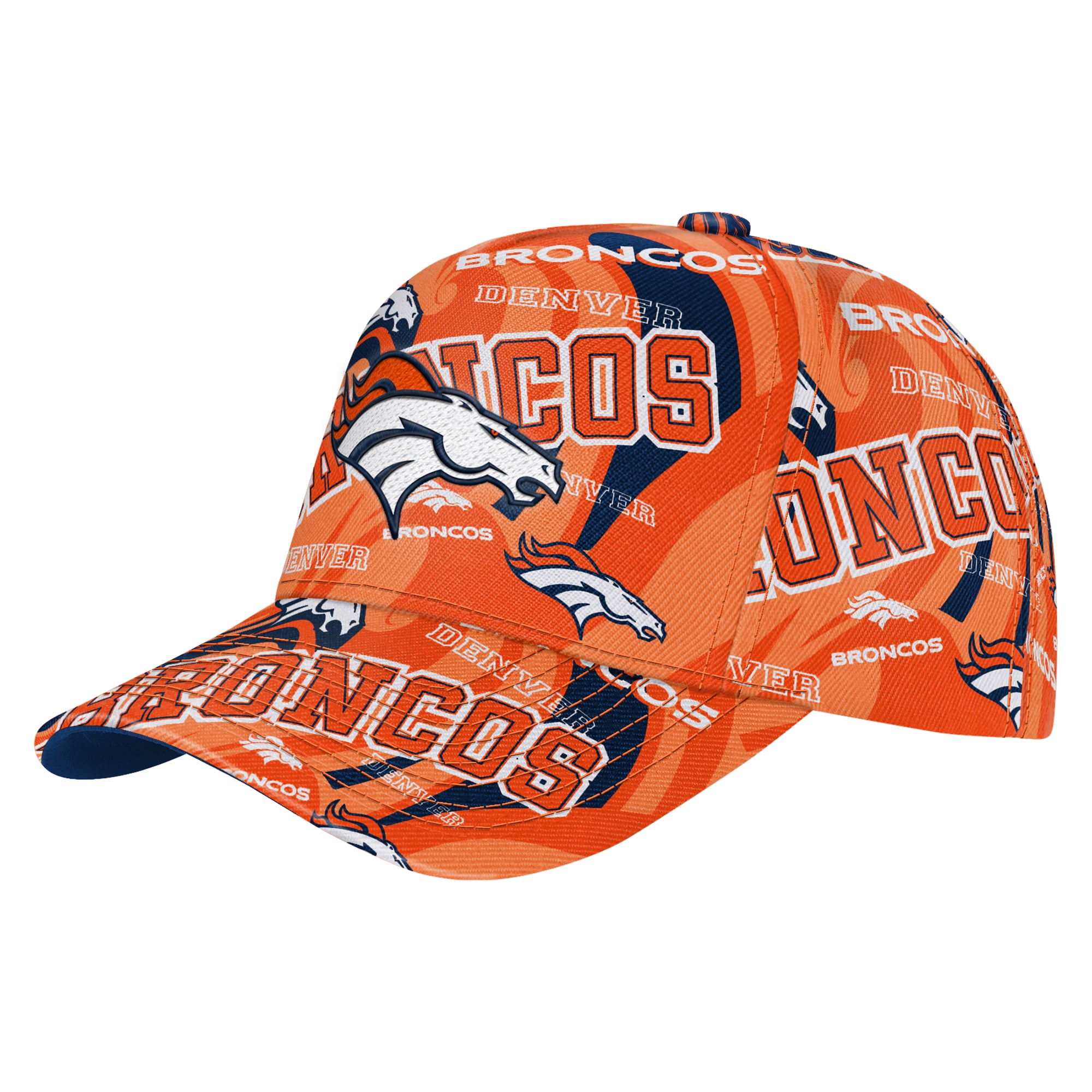 Youth Outerstuff Orange Denver Broncos Shift Adjustable Hat