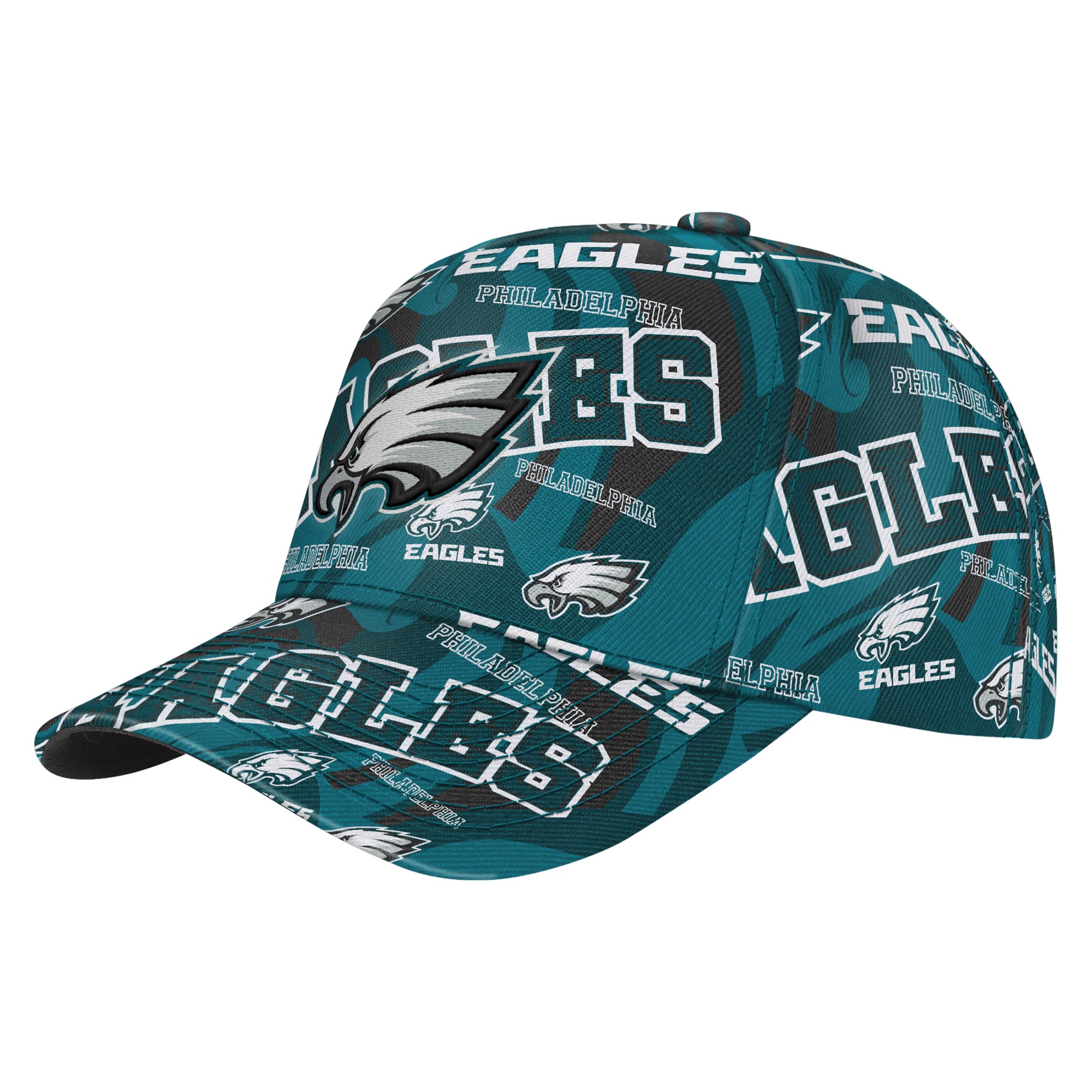 Youth Outerstuff Midnight Green Philadelphia Eagles Shift Adjustable Hat