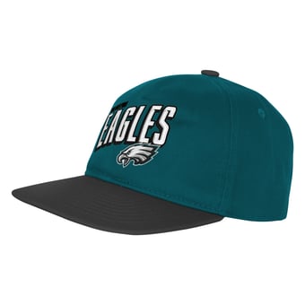 Preschool Outerstuff Green/Black Philadelphia Eagles Wordmark Snapback