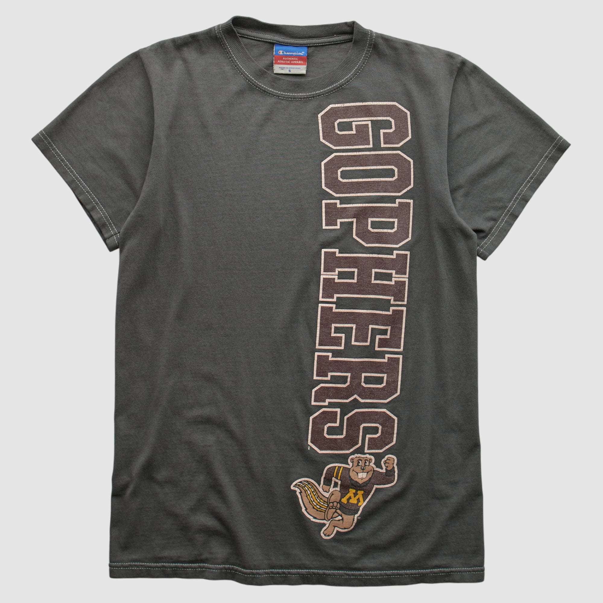 Minnesota Golden Gophers Champion 2000s T-shirt - Black - XS by Fanatics Real Vintage