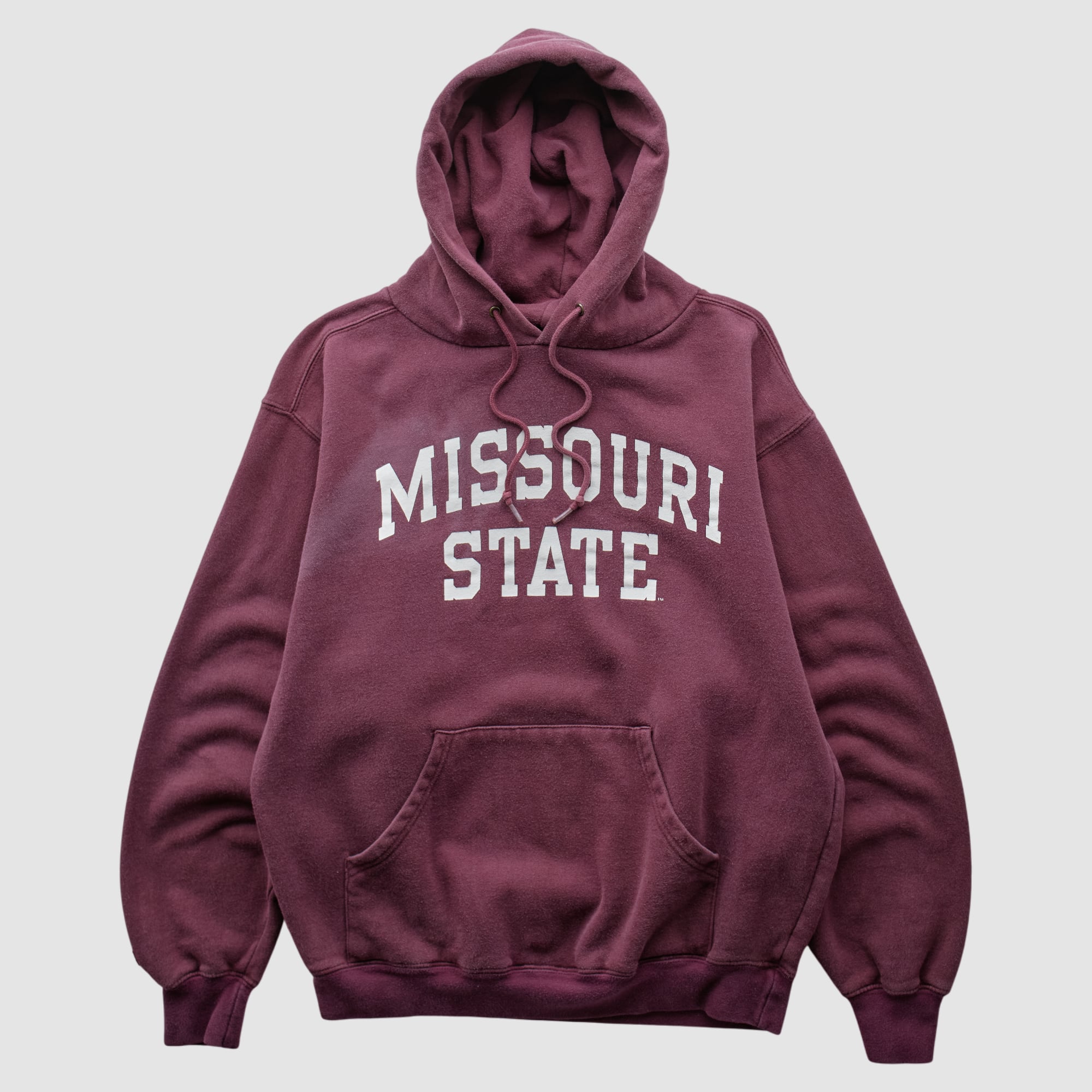 Missouri State University Bears Jansport 2000s Hooded Pullover Sweatshirt - Maroon - S by Fanatics Real Vintage