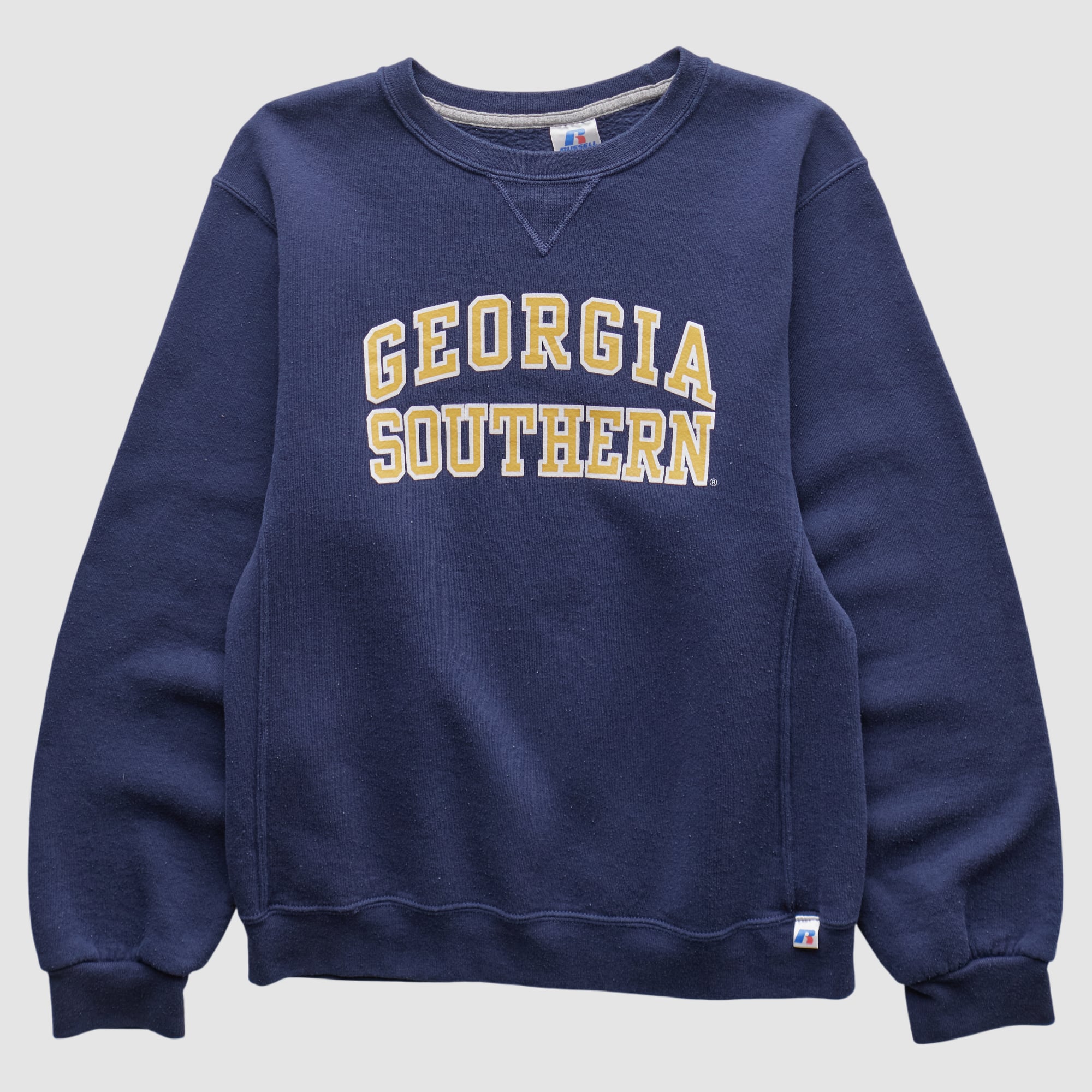 Georgia Southern Eagles Russell 2010s Pullover Sweatshirt - Navy - XXS by Fanatics Real Vintage