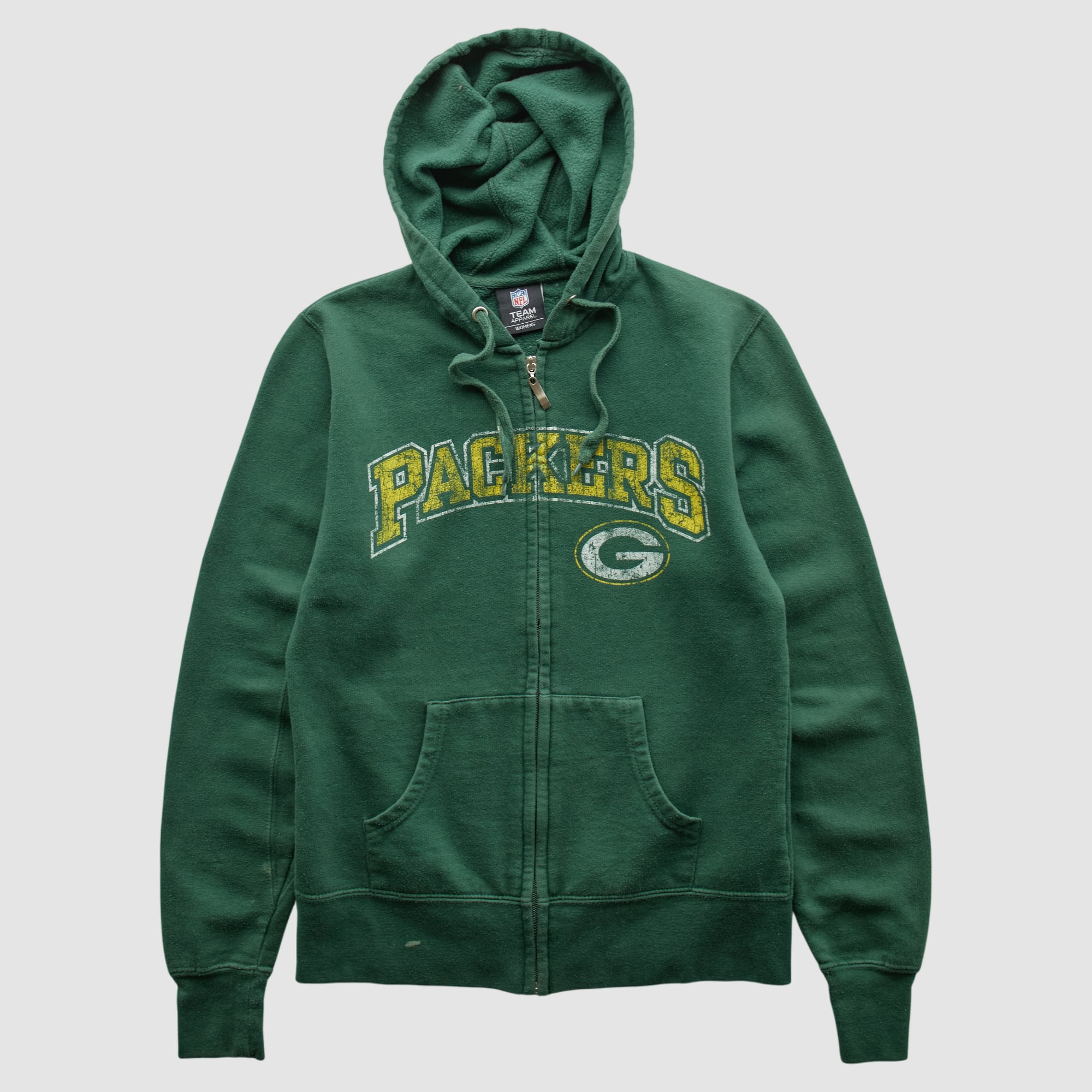 Green Bay Packers NFL 2010s Hooded Full Zip Sweatshirt – Green – XXS by Fanatics Real Vintage Green Bay Packers NFL 2010s Hooded Full Zip Sweatshirt – Green – XXS by Fanatics Real Vintage