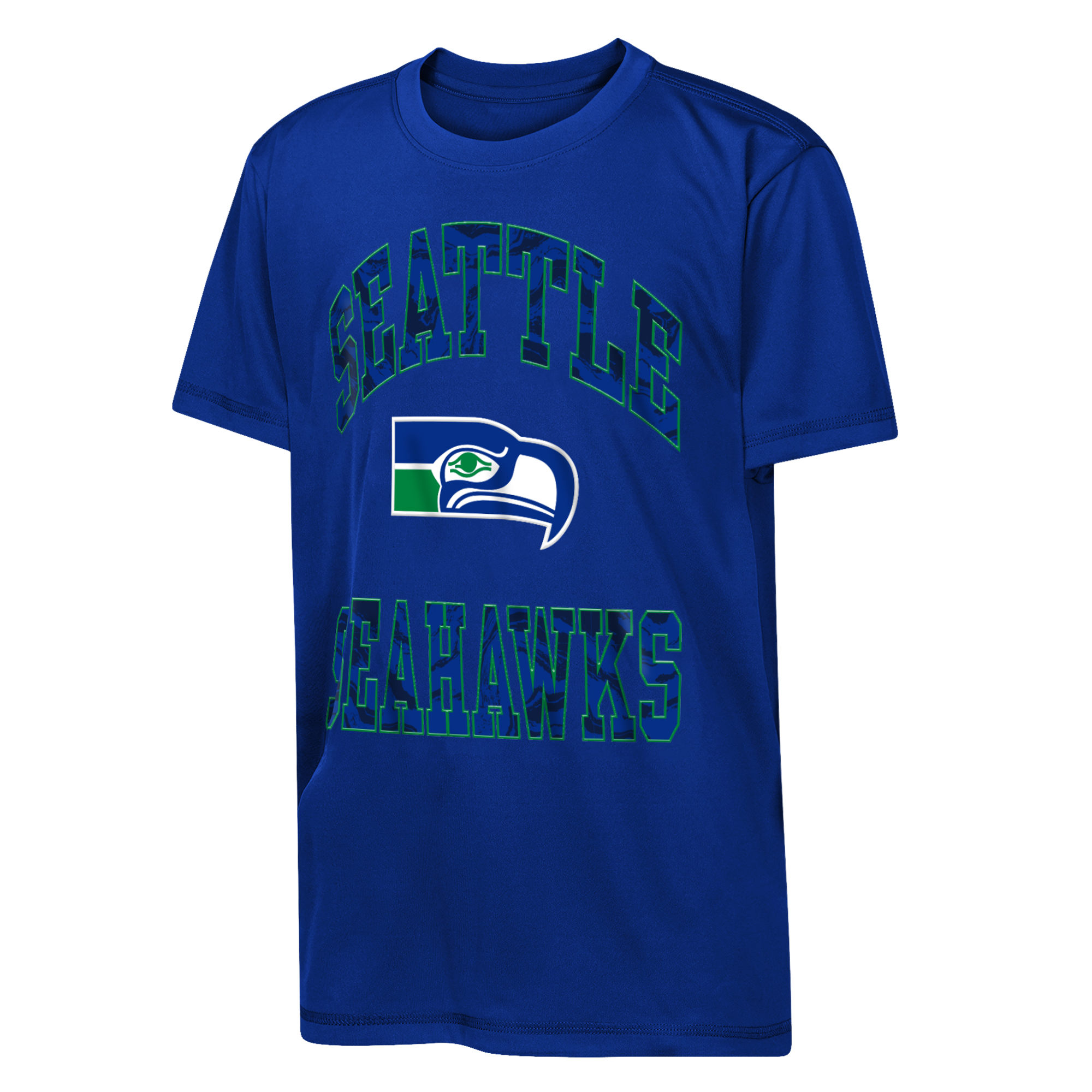 Outerstuff Big Boys' and Girls' Royal Seattle Seahawks Retro Collection Swat T-Shirt - Royal