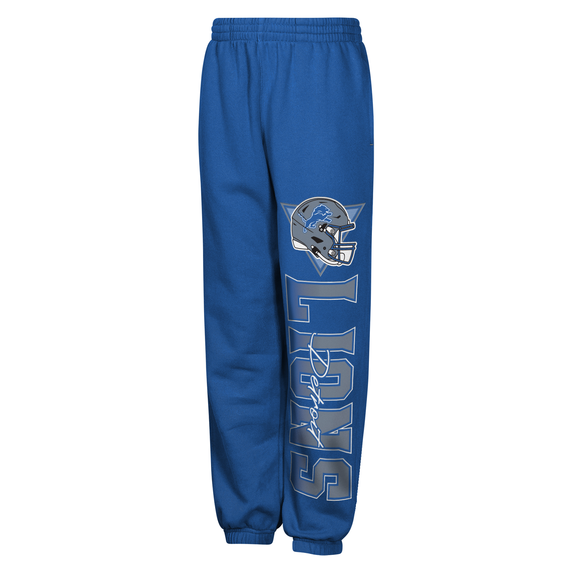 Youth Outerstuff  Blue Detroit Lions Run & Gun Sweatpants