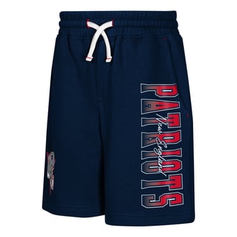 Youth Outerstuff  Navy New England Patriots Audible Fleece Shorts