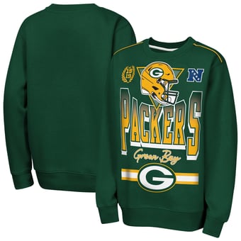Youth Outerstuff  Green Green Bay Packers Run & Gun Fleece Sweatshirt