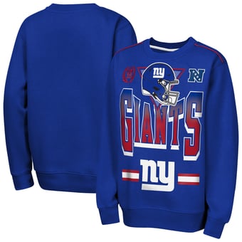 Youth Outerstuff  Royal New York Giants Run & Gun Fleece Sweatshirt