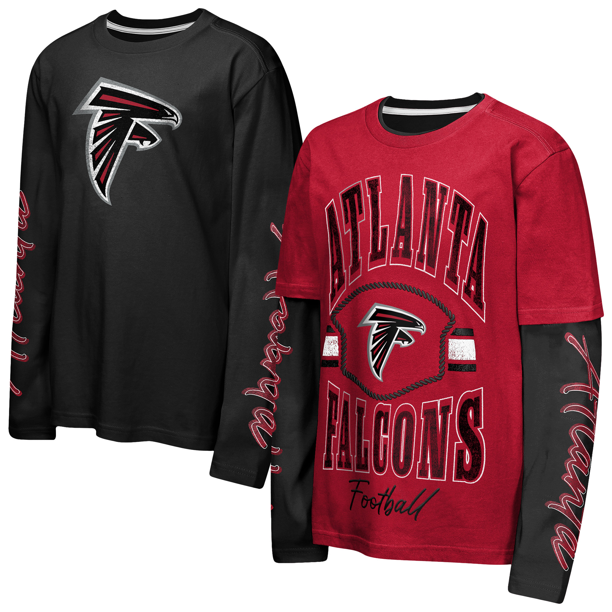 Outerstuff Boys' Atlanta Falcons Motion 3-in-1 Combo Graphic T-shirt
