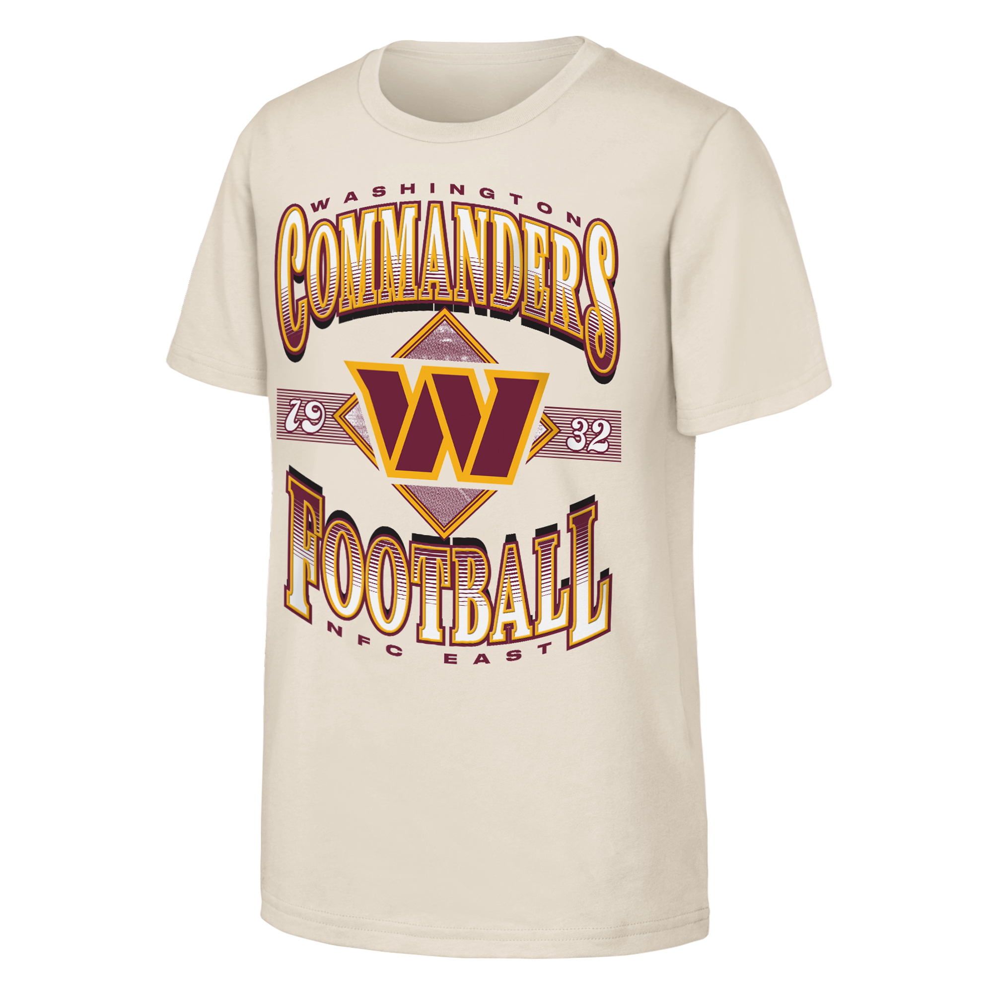 Youth Outerstuff Natural Washington Commanders NFL Of Days Past T-Shirt