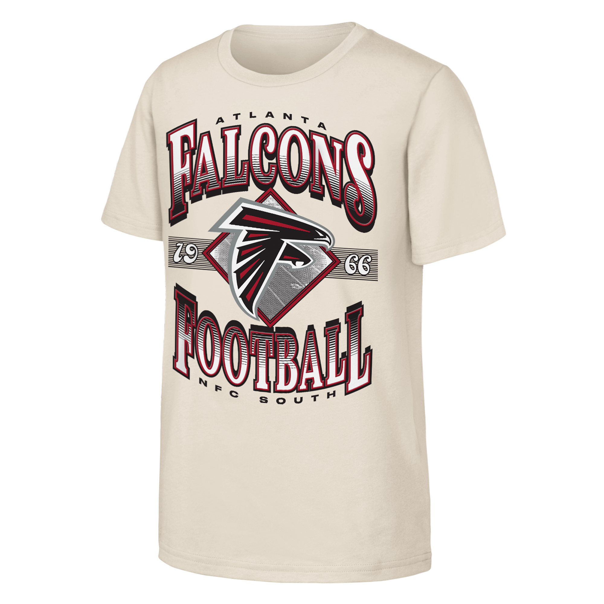 Youth Outerstuff  Natural Atlanta Falcons NFL Of Days Past T-Shirt
