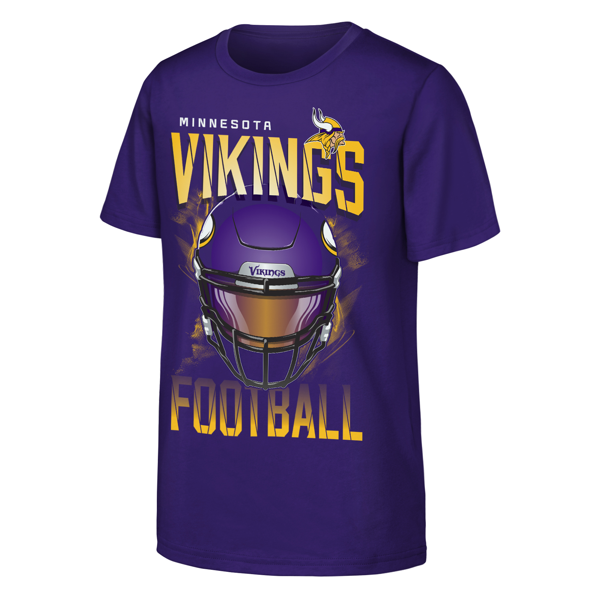 Youth Outerstuff  Purple Minnesota Vikings Full Gear T-Shirt