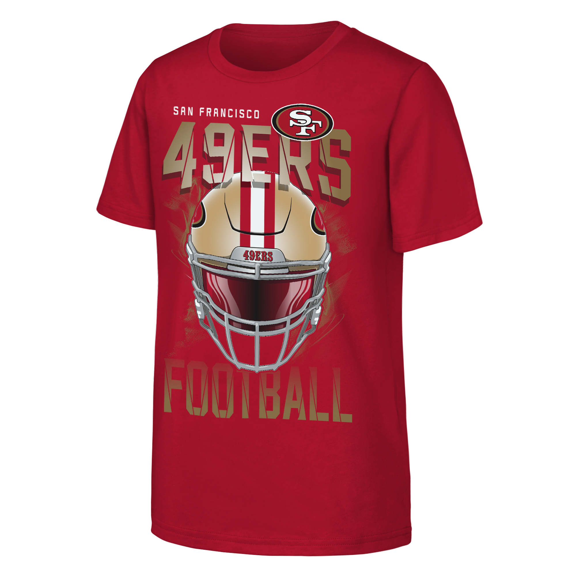 Youth Outerstuff  Scarlet San Francisco 49ers Full Gear T-Shirt