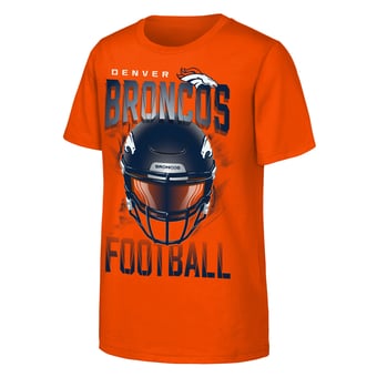 Youth Outerstuff  Orange Denver Broncos Full Gear T-Shirt