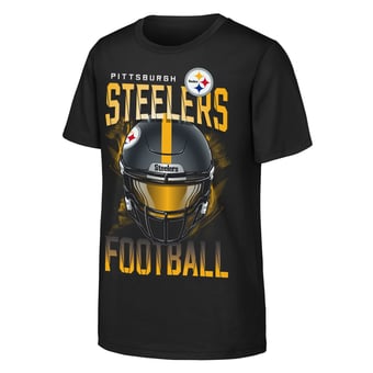 Youth Outerstuff  Black Pittsburgh Steelers Full Gear T-Shirt