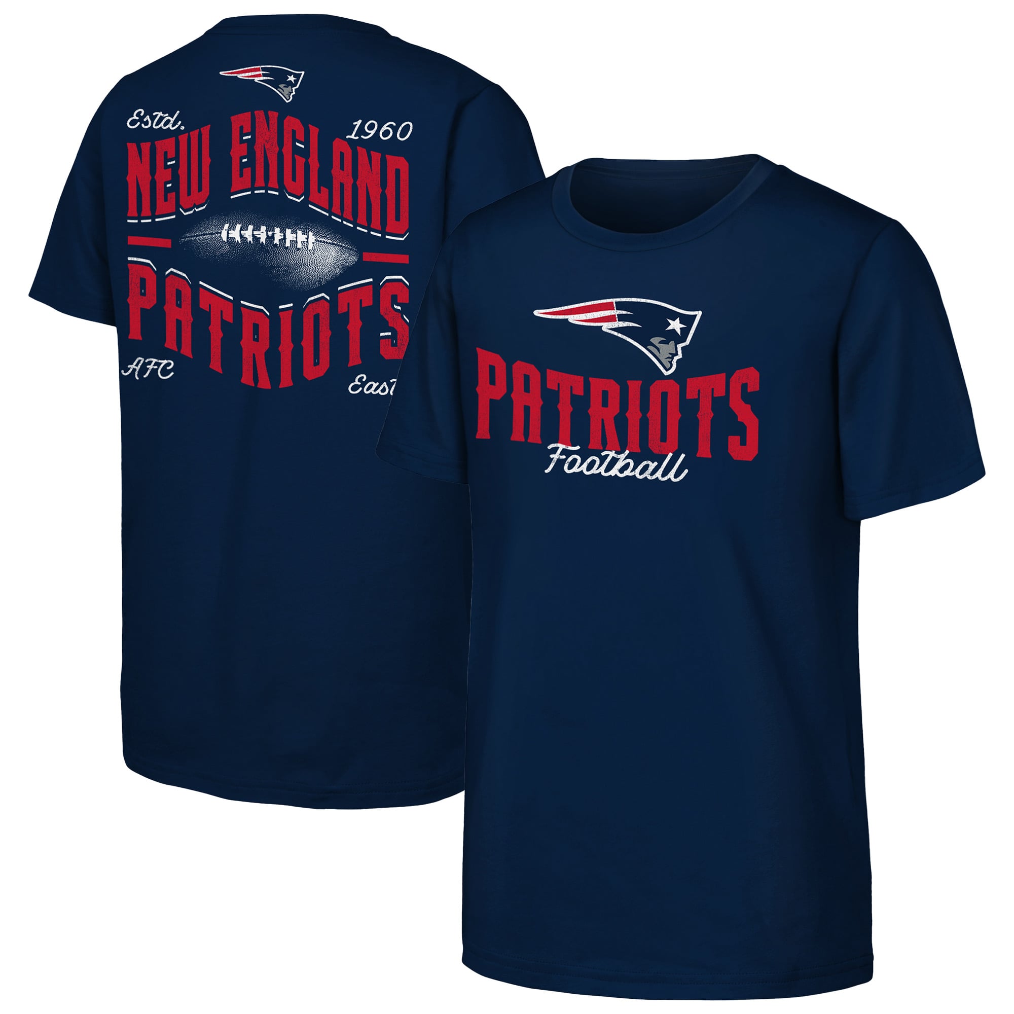 Youth Outerstuff  Navy New England Patriots Top Pick T-Shirt