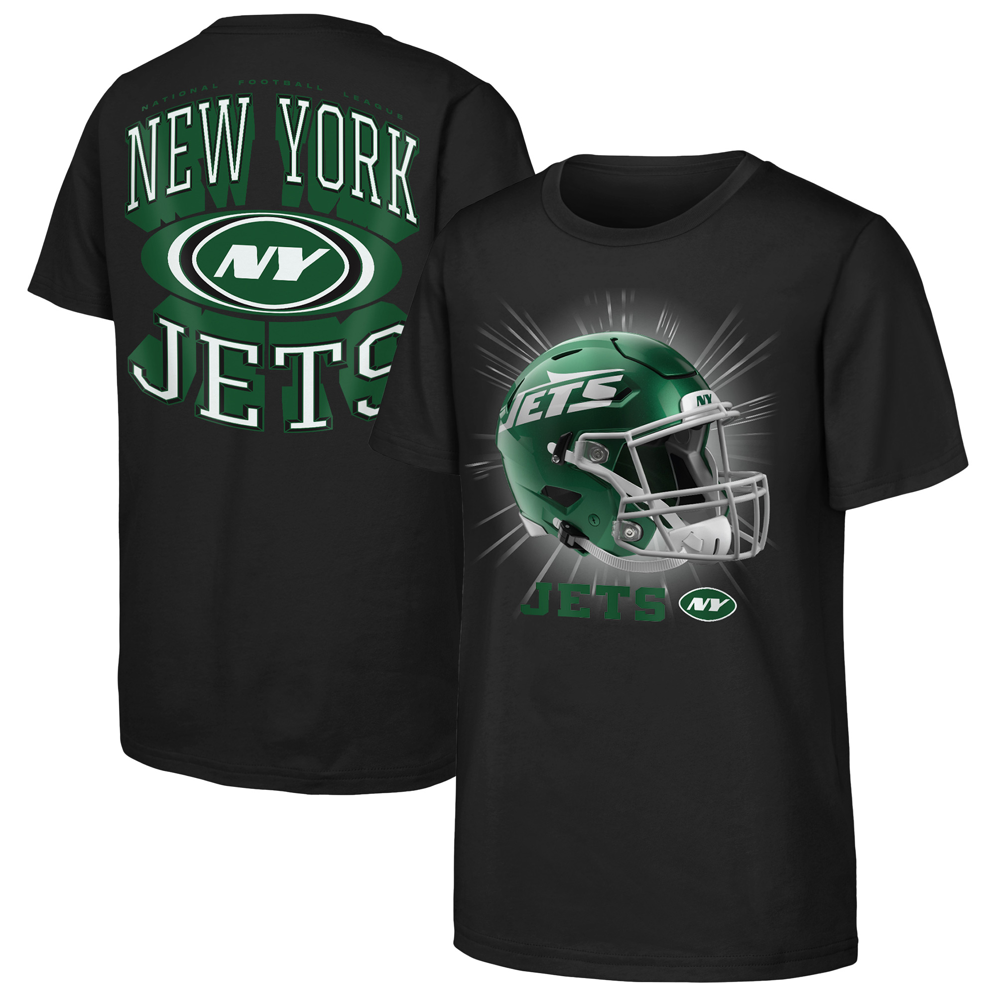 Youth Outerstuff Black New York Jets Winning Mentality T-Shirt
