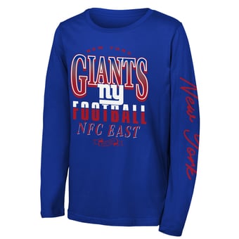 Youth Outerstuff Royal New York Giants Real Ones Long Sleeve T-Shirt