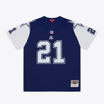 Women's Mitchell & Ness Deion Sanders Navy Dallas Cowboys 1995 Legacy Replica Jersey