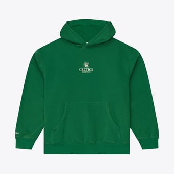 Men's Mitchell & Ness Green Boston Celtics Core Fleece Hoodie