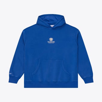 Men's Mitchell & Ness Royal Golden State Warriors Core Fleece Hoodie