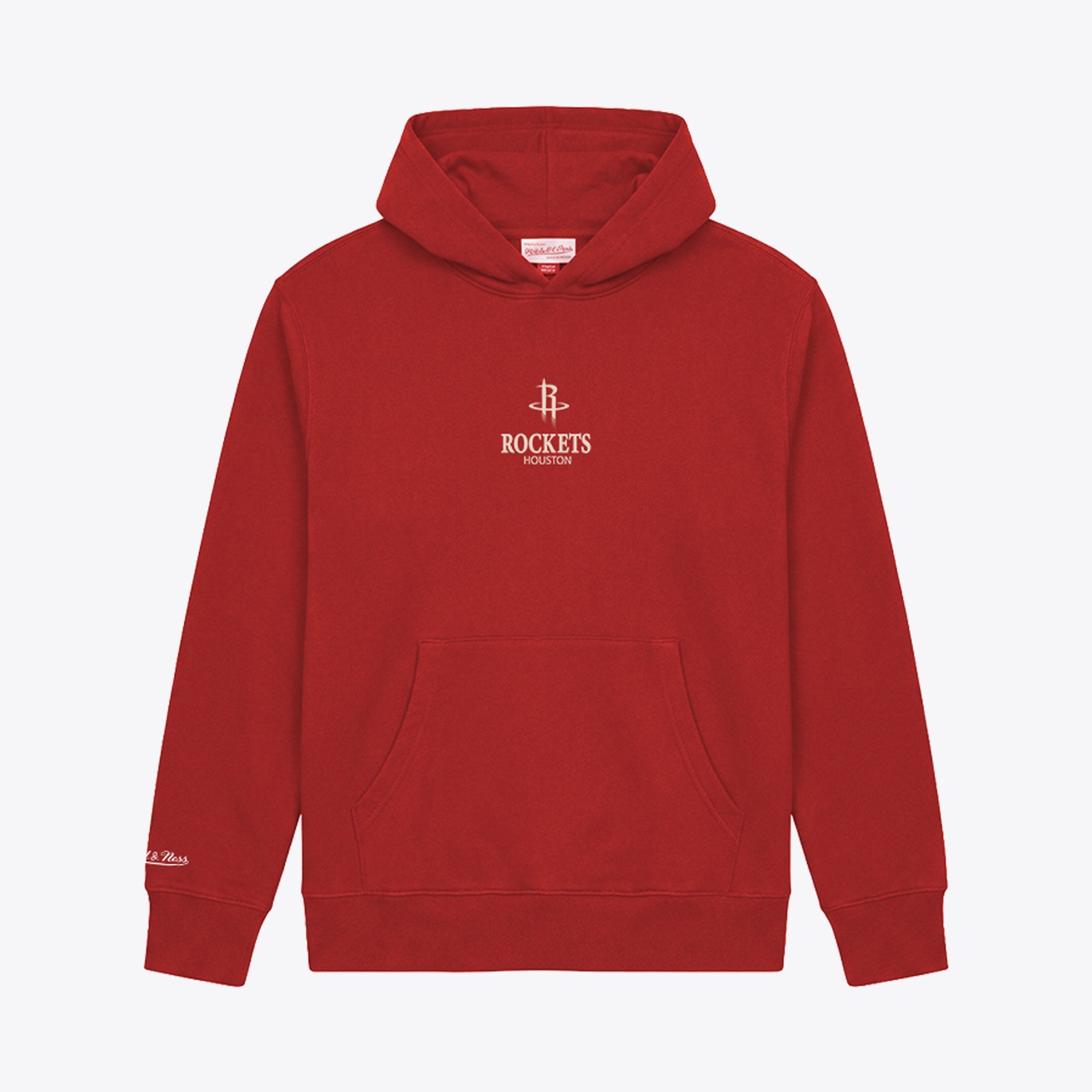 Men's Mitchell & Ness Red Houston Rockets Core Fleece Hoodie