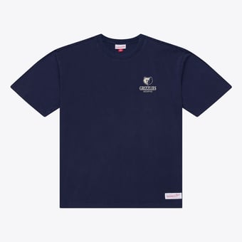 Men's Mitchell & Ness  Navy Memphis Grizzlies Core Essentials T-Shirt