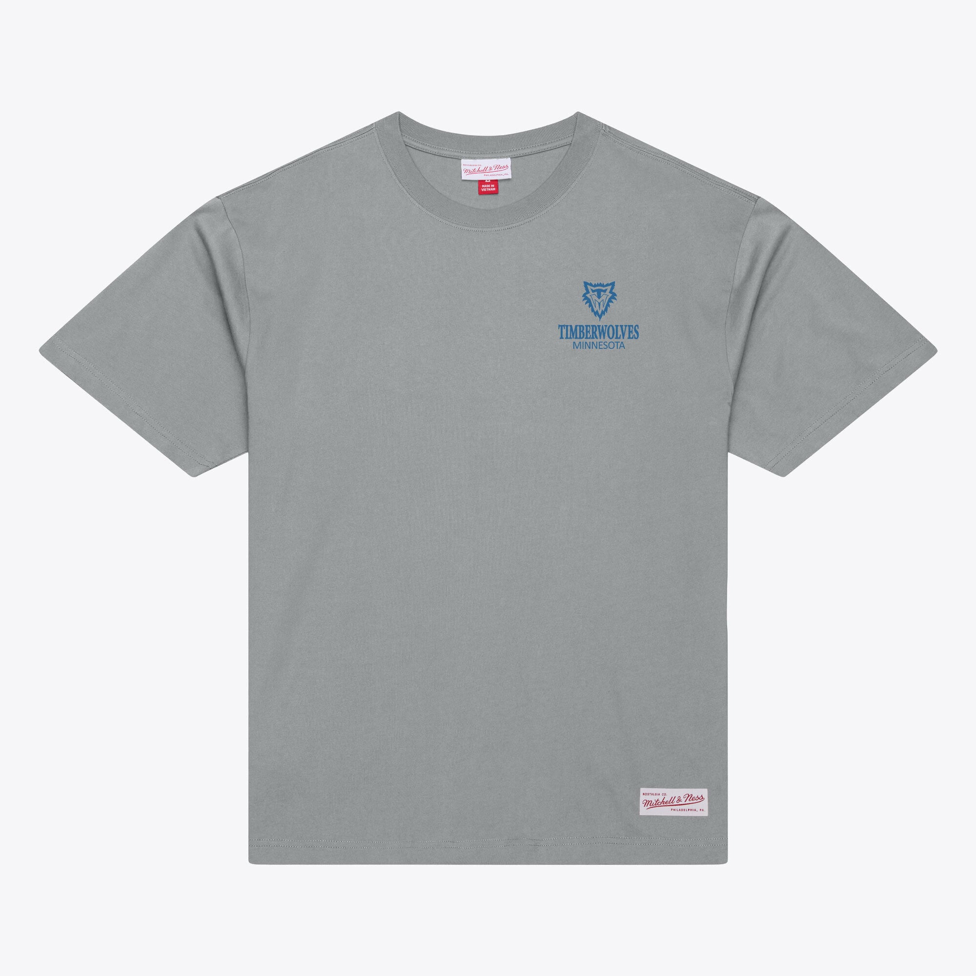 Mitchell & Ness Men's Gray Minnesota Timberwolves Core Essentials T-Shirt - Gray