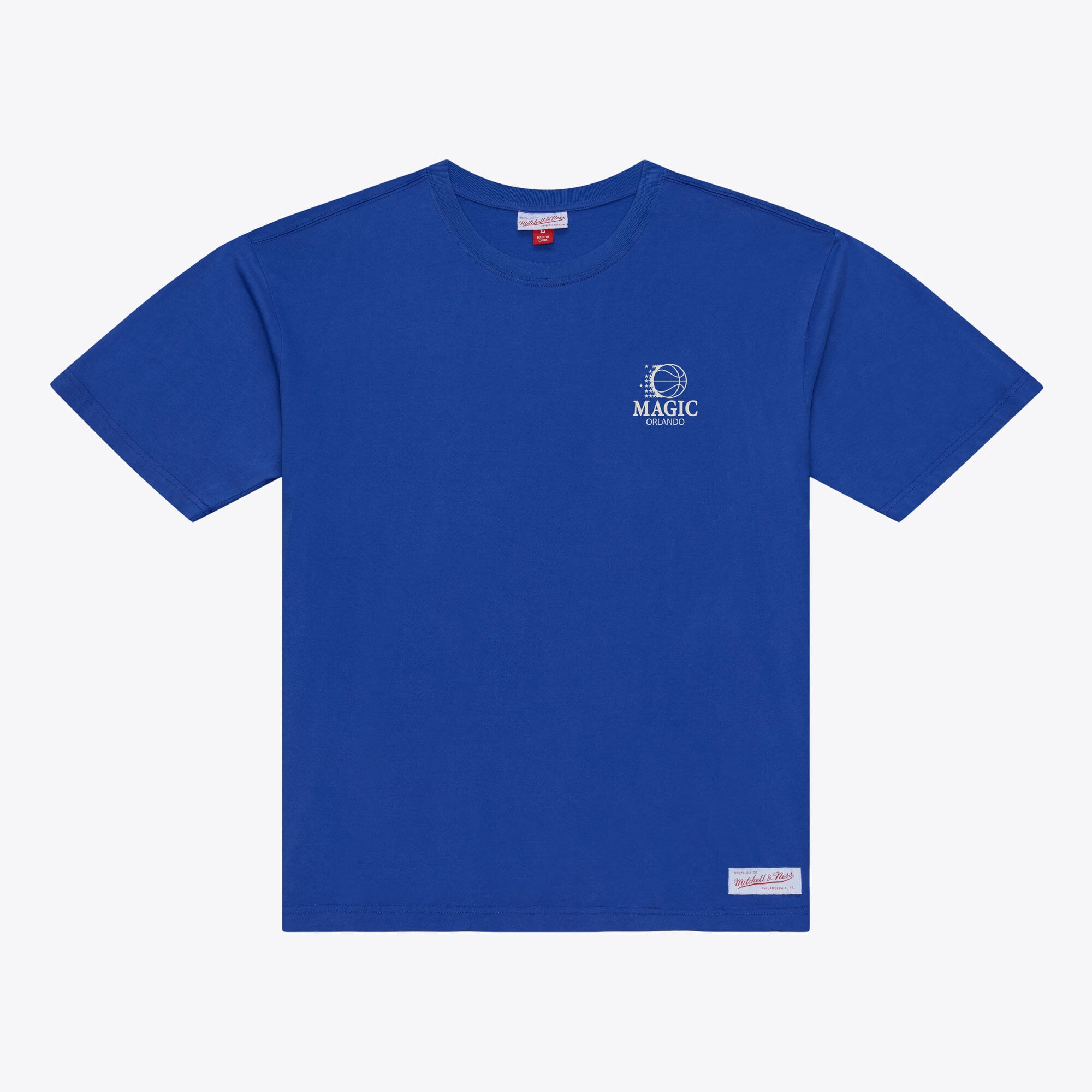 Men's Mitchell & Ness Blue Orlando Magic Core Essentials T-Shirt