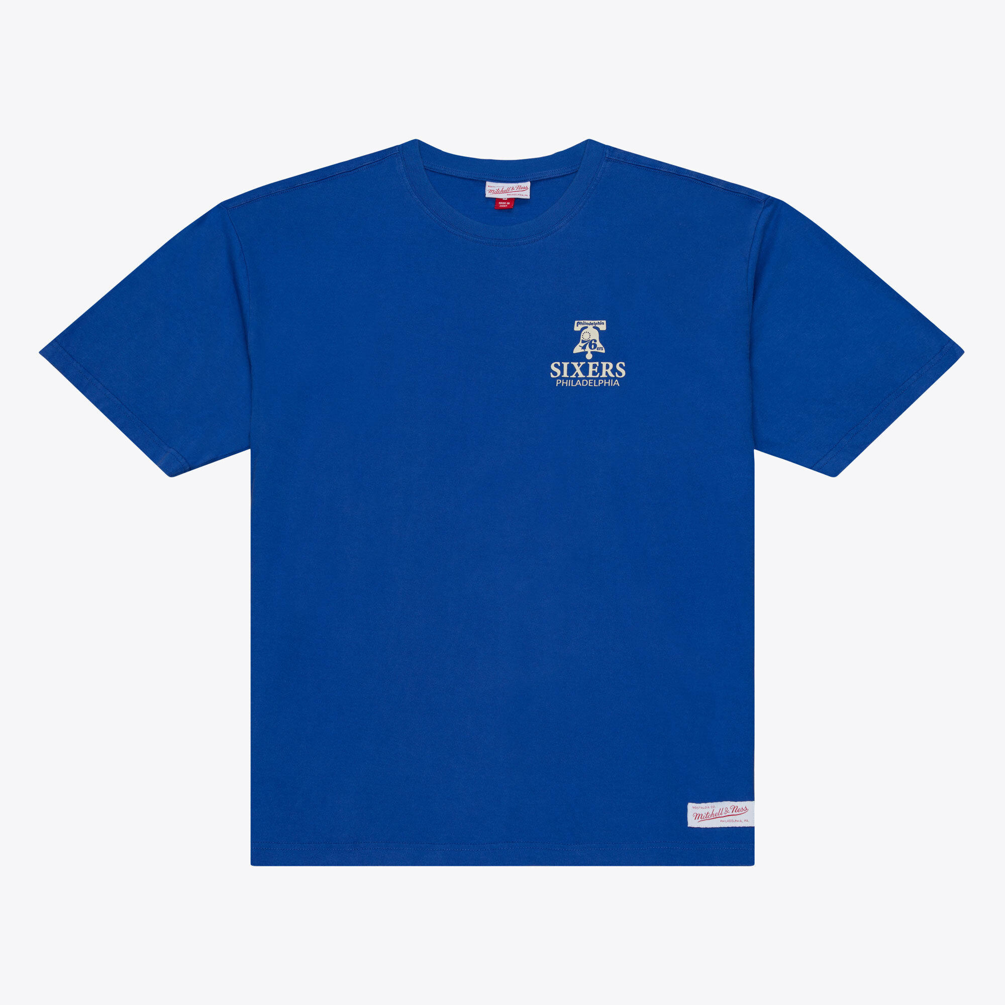 Men's Mitchell & Ness Royal Philadelphia 76ers Core Essentials T-Shirt