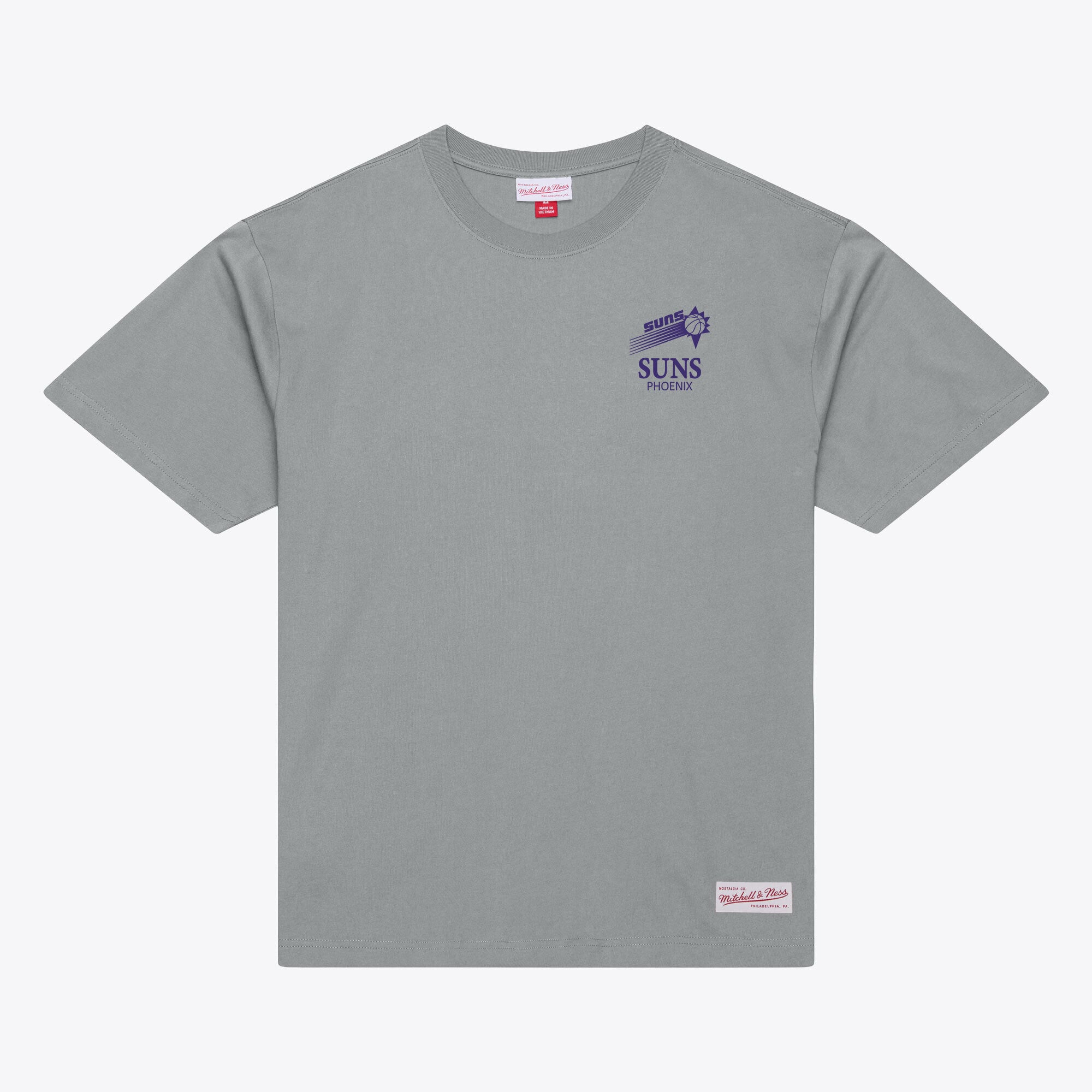 Men's Mitchell & Ness  Gray Phoenix Suns Core Essentials T-Shirt